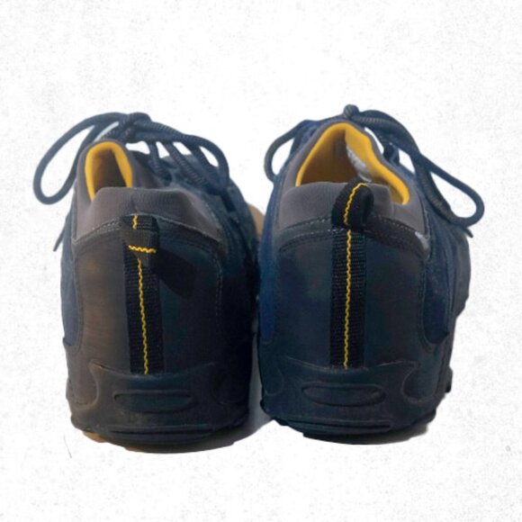 NEW Men’s BASS Blue Suede Hiking Shoes Gator Groove Size 10D Merrel salomon - Picture 6 of 6